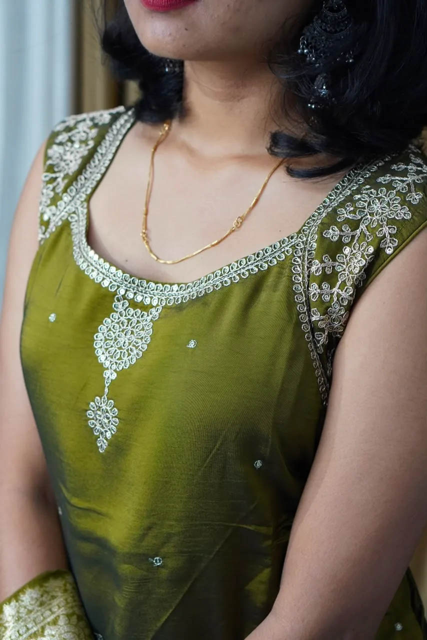 SLEEVELESS KURTIS SET 3